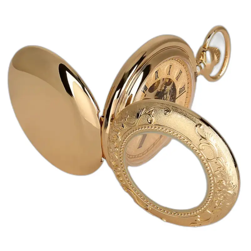 Orologio da tasca Golden Memory Luxe ornato da un elegante orologio da tasca in oro