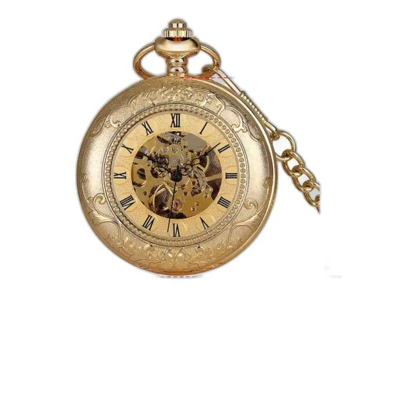 Orologio da tasca Golden Memory Luxe con un'elegante cassa dorata