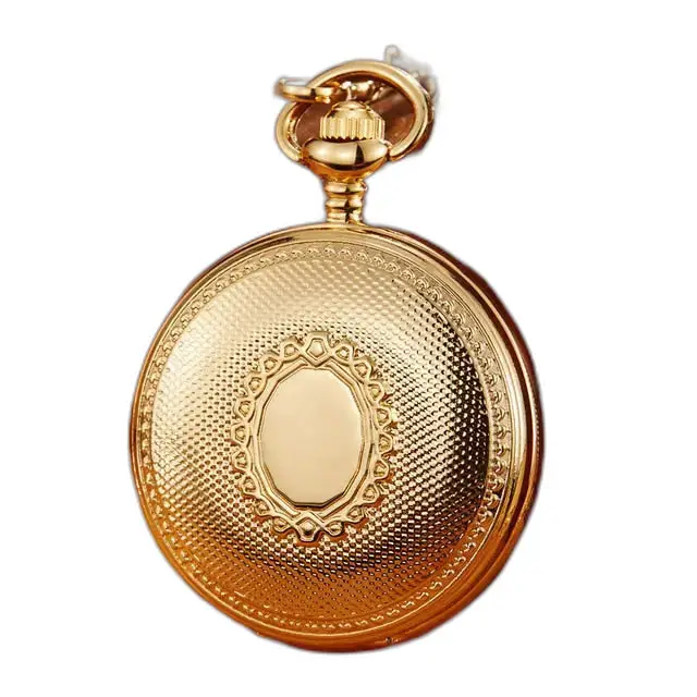 Orologio da tasca automatico classico in oro di lusso, elegante e raffinato