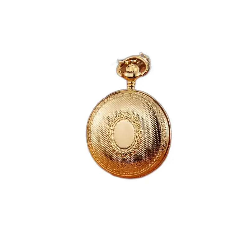 Orologio da tasca automatico classico di lusso in oro, eleganza senza tempo e design sofisticato