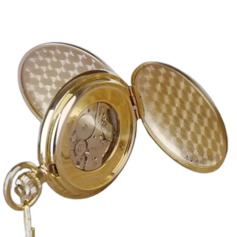 Orologio da tasca meccanico di lusso a carica manuale Chic con elegante movimento meccanico