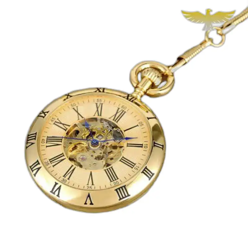 Orologio da tasca di lusso Pierre D'or con orologio da tasca meccanico in oro