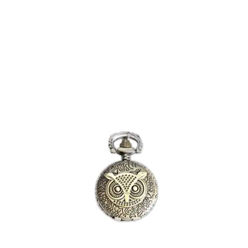 Orologio da tasca originale Maître Hibou con design a forma di gufo elegante e trendy