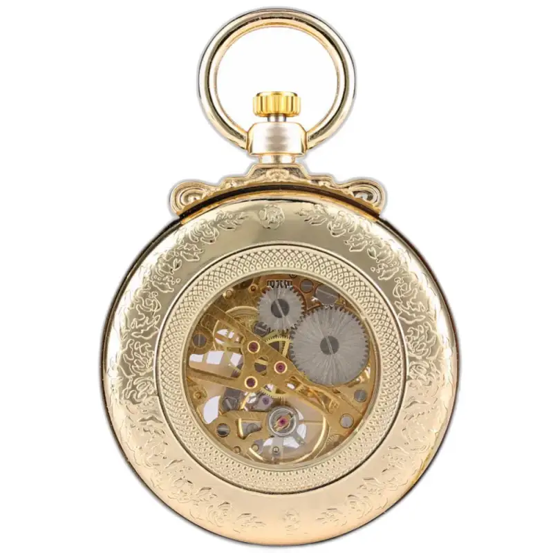 Orologio da tasca meccanico Gentleman Luxe Gold in tonalità oro, elegante e sofisticato