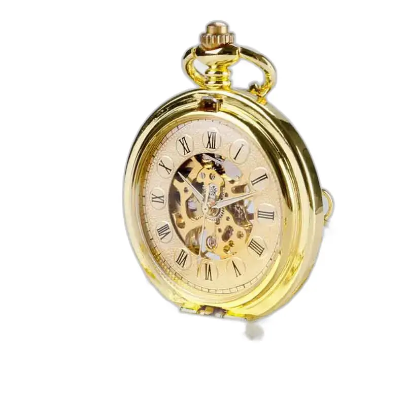 Orologio da tasca meccanico Gold Tentation, elegante orologio da tasca meccanico in oro