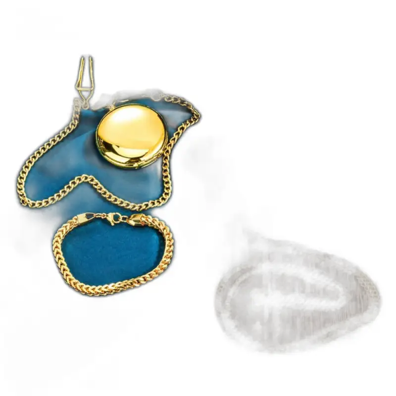 Orologio da tasca meccanico Gold Temptation con elegante catena in oro