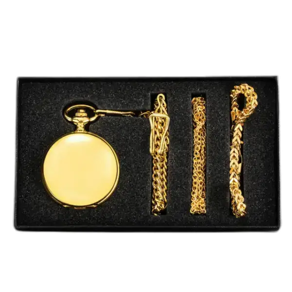 Orologio da tasca meccanico Gold Temptation, elegante orologio da tasca meccanico in oro