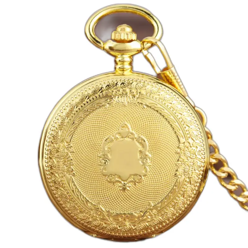 Orologio da tasca meccanico di lusso in bronzo dal design vintage e ricercato