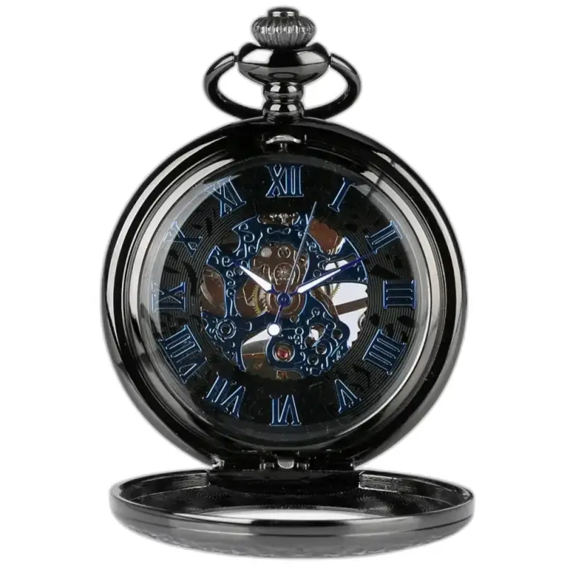 Orologio da tasca meccanico da uomo Noirelite, elegante tasca meccanica noirelite