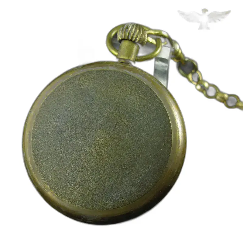 Orologio da tasca meccanico Royal Angel in rame antico ed elegante