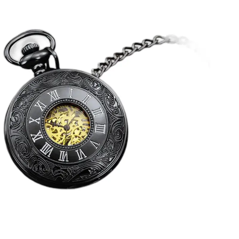 Orologio da tasca meccanico Chic moderno con catena, elegante e raffinato