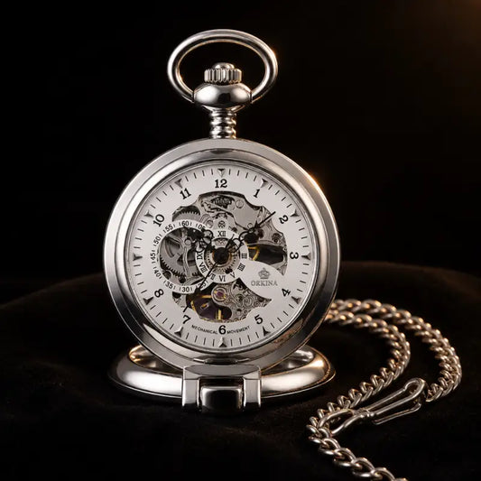 Orologio da tasca meccanico da uomo Hunter - Univers Gousset