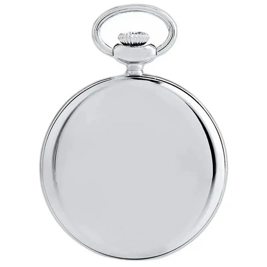 Orologio da tasca al quarzo argento quadrante aperto Chic, eleganza e precisione senza tempo