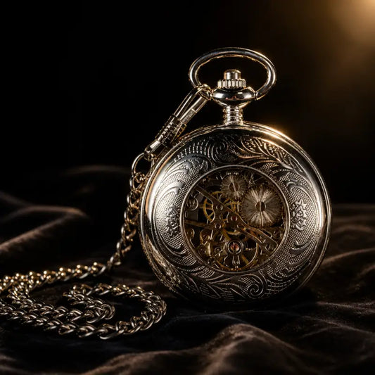 Orologio da tasca meccanico a carica manuale - Univers Gousset