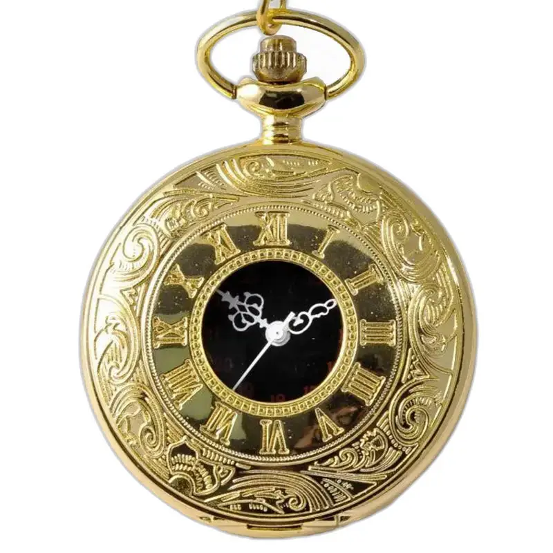 Orologio da tasca Romaine Luxe Gold dal design dorato elegante e raffinato