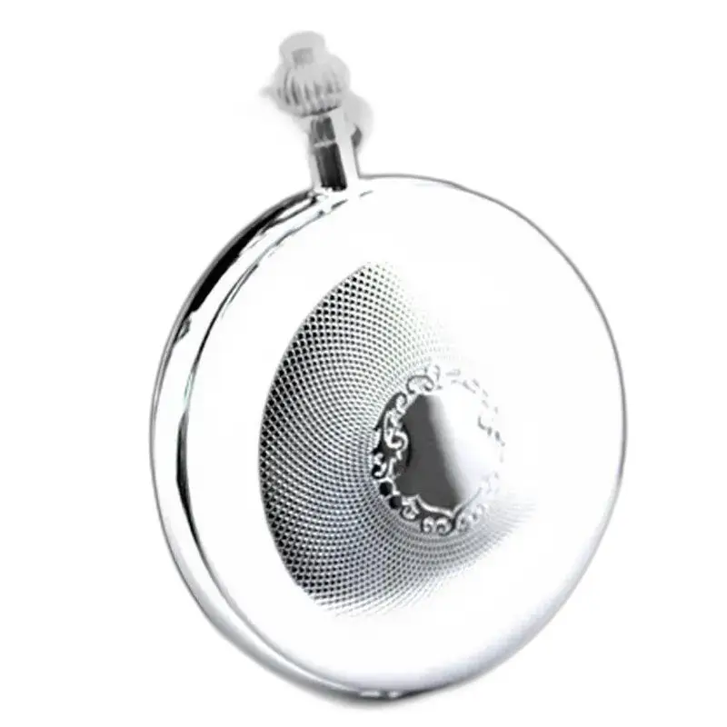 Orologio da tasca in argento di lusso reale Orologio da tasca in argento reale chic ed elegante
