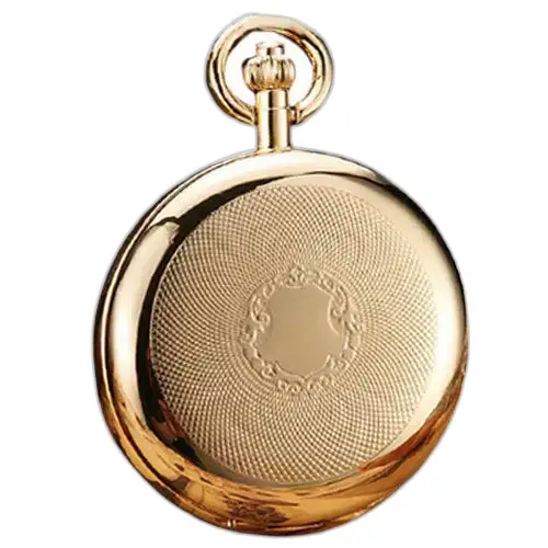 Orologio da tasca Royal Luxury Double Chasseur con orologio da polso in oro