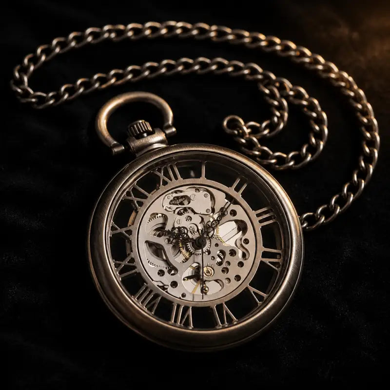 Orologio da tasca automatico scheletrato da uomo - Univers Gousset