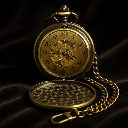 Orologio da tasca automatico vintage Hunter - Univers Gousset