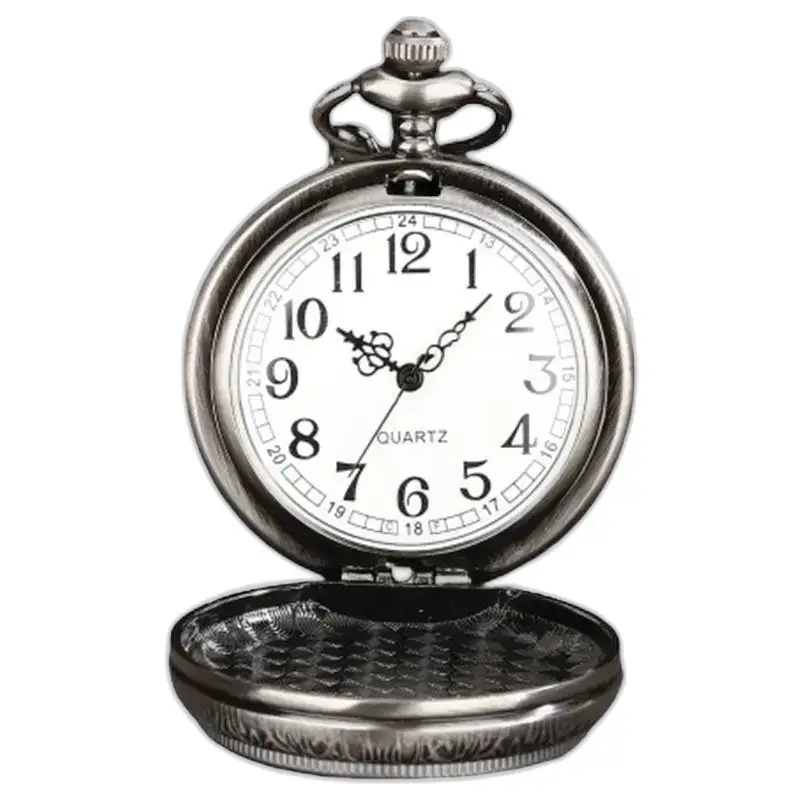 Orologio da tasca Zodiac in stile vintage con meccanismo aperto e dettagli antichi