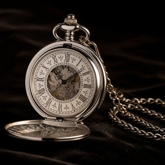 Orologio da tasca meccanico Double Hunter - Univers Gousset