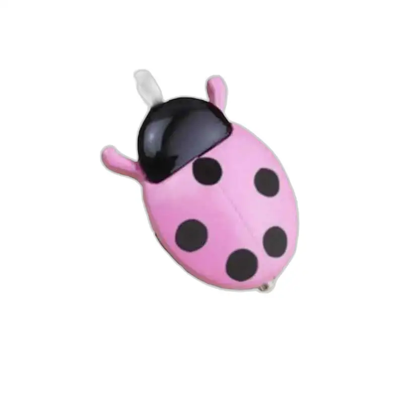 Metro a nastro rosa Ladybug per ciondolo orologio Ladybug in argento e oro