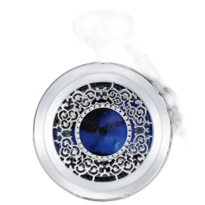 Orologio Collana in Argento con quadrante blu ed elegante motivo Blue Heart