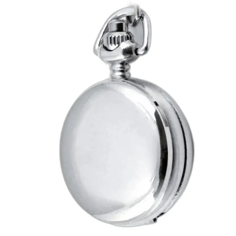 Orologio con collana Bird Poetry Silver Fantasy con un elegante orologio da tasca in argento