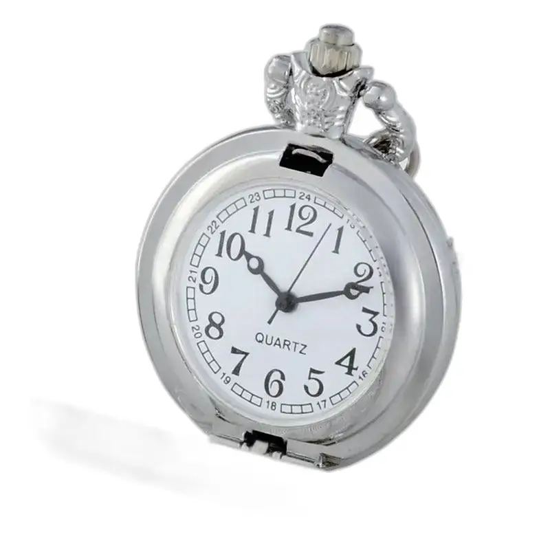 Elegante orologio con collana bohémien con elemento in argento in stile vintage