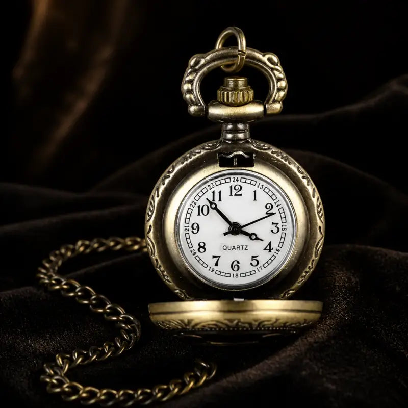 Collana Orologio Da Tasca Con Cassa Trasparente Vintage - Univers Gousset