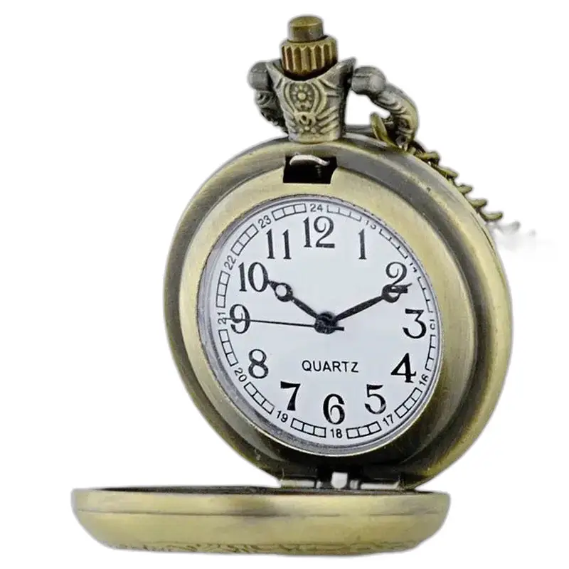 Orologio vintage con collana di Buddha Zen acquerello con catena decorativa e orologio antico