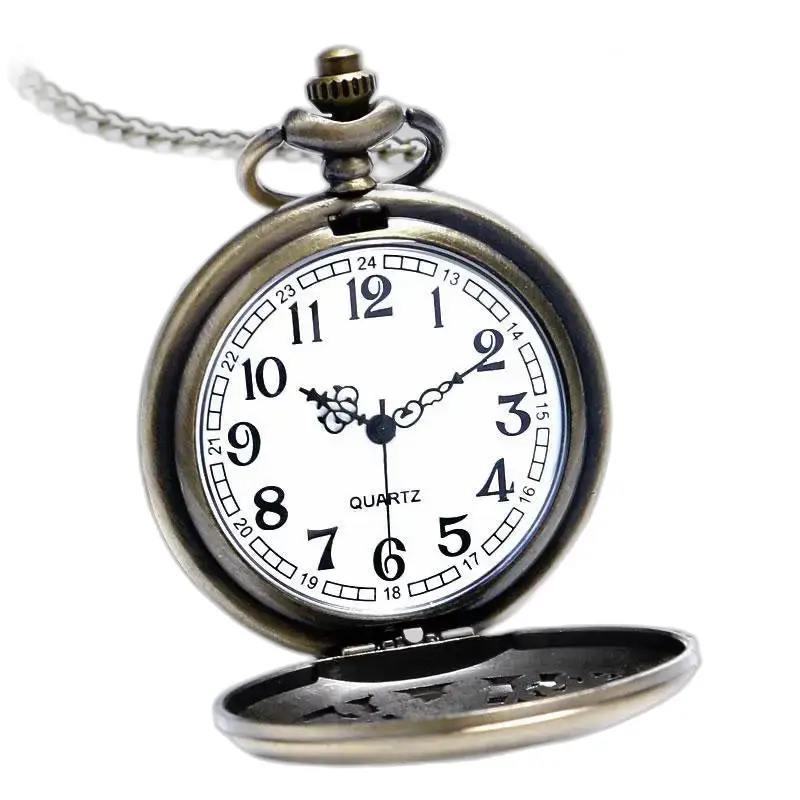 Orologio da collana con bussola in stile vintage con orologio da collana e ago della bussola