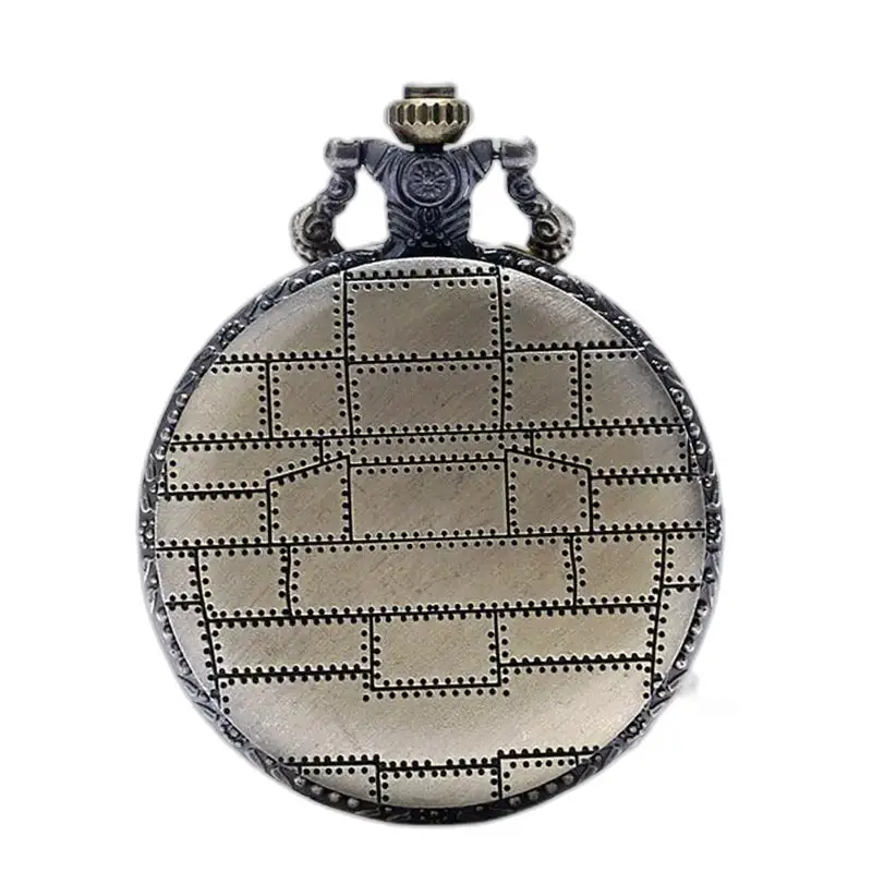 Orologio Collana Nightmare Before Christmas in Bronzo, stile steampunk con dettagli raffinati