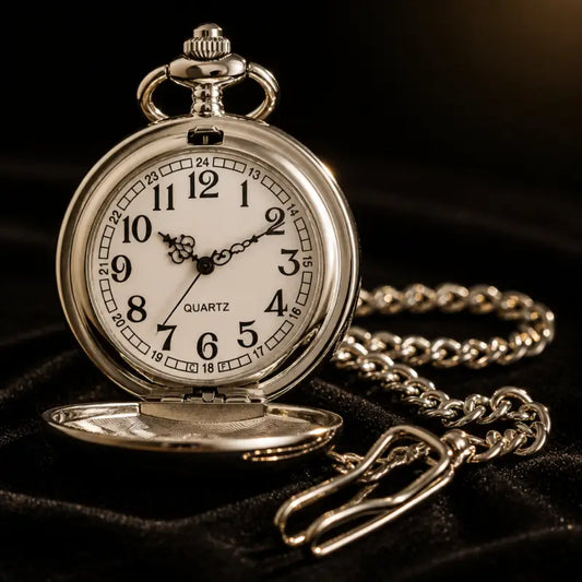 Orologio da tasca con collana al quarzo celtico da donna - Univers Gousset