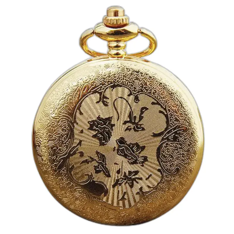 Orologio da collana Royale chic con orologio da collana in oro decorato per uomo e donna
