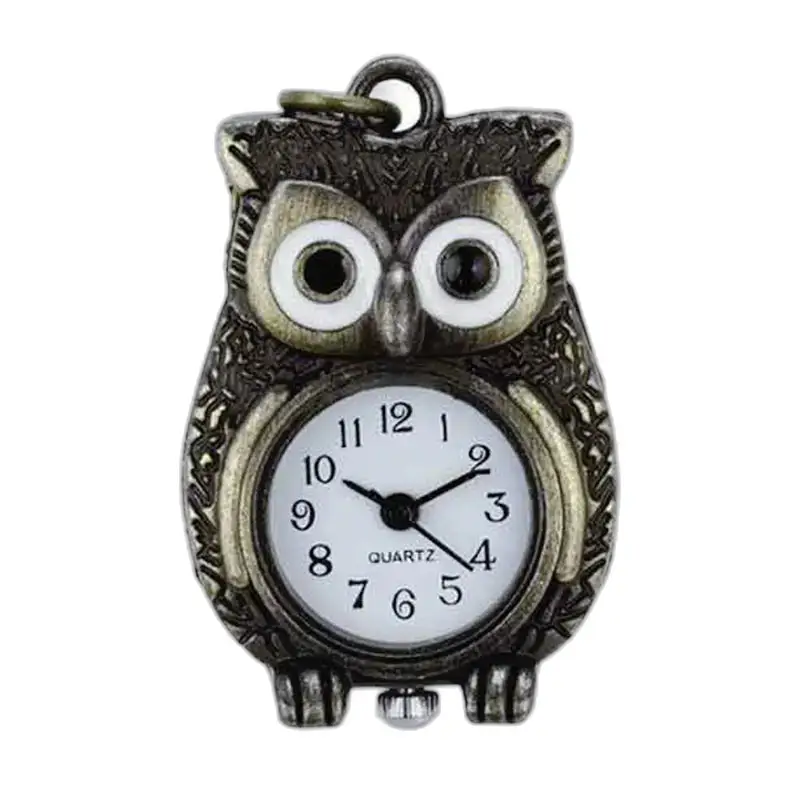 Elegante ed originale Orologio Collana Gufo con ciondolo gufo