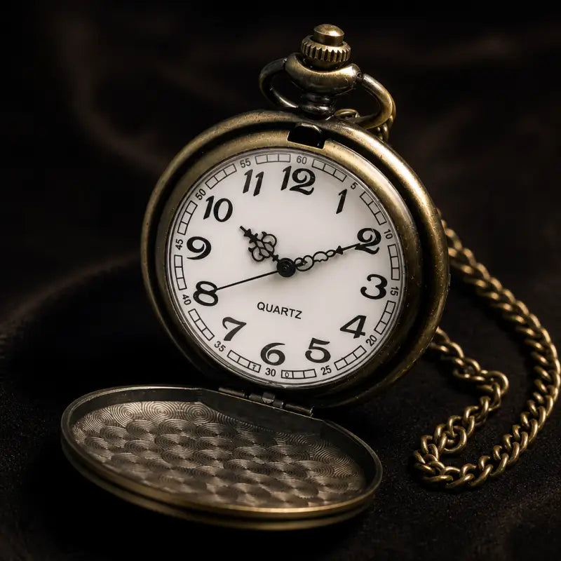 Orologio da tasca Collana Quarzo Croce Ali d'angelo - Univers Gousset