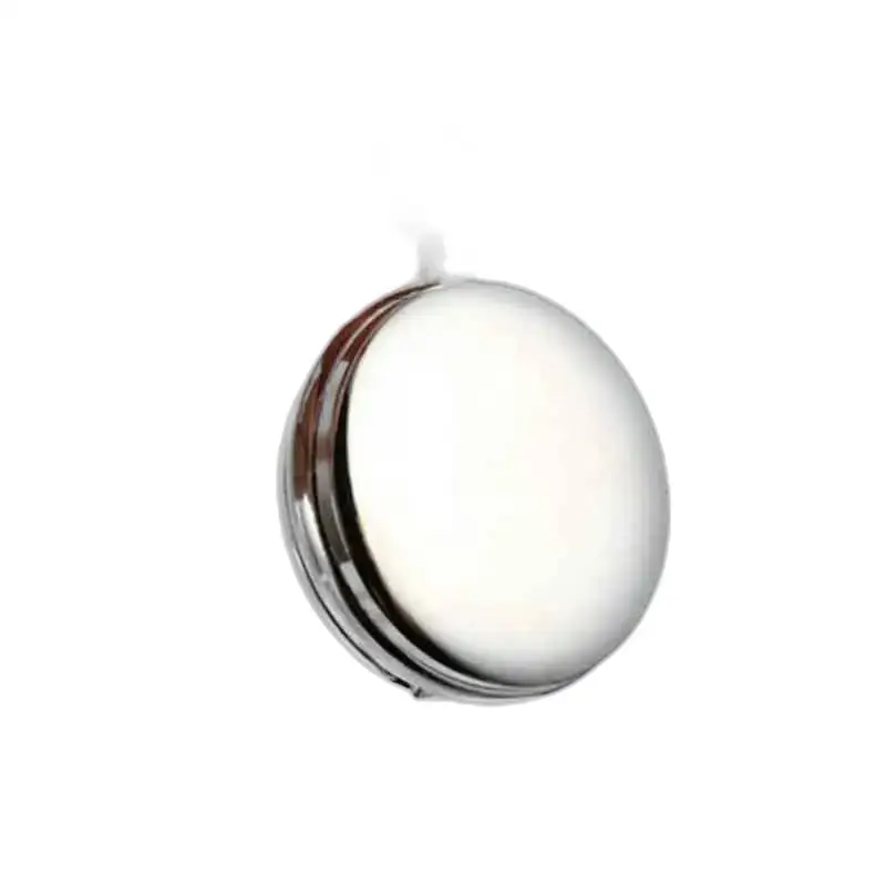 Elegante orologio con collana con medaglione rotondo in argento con segreti estivi, movimento al quarzo