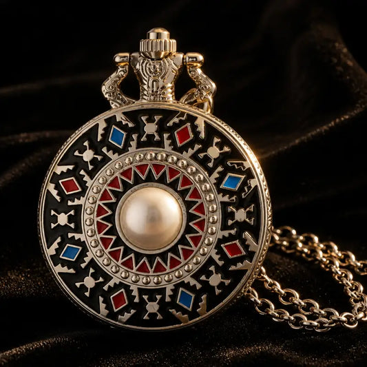Collana con orologio da tasca al quarzo da donna - Univers Gousset