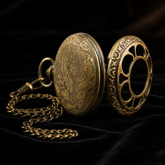 Orologio da tasca al quarzo unisex con pendente retrò - Univers Gousset
