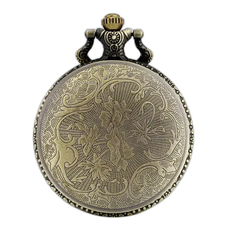 Orologio Collier in bronzo vintage Forest Charm, un elegante orologio in bronzo decorato
