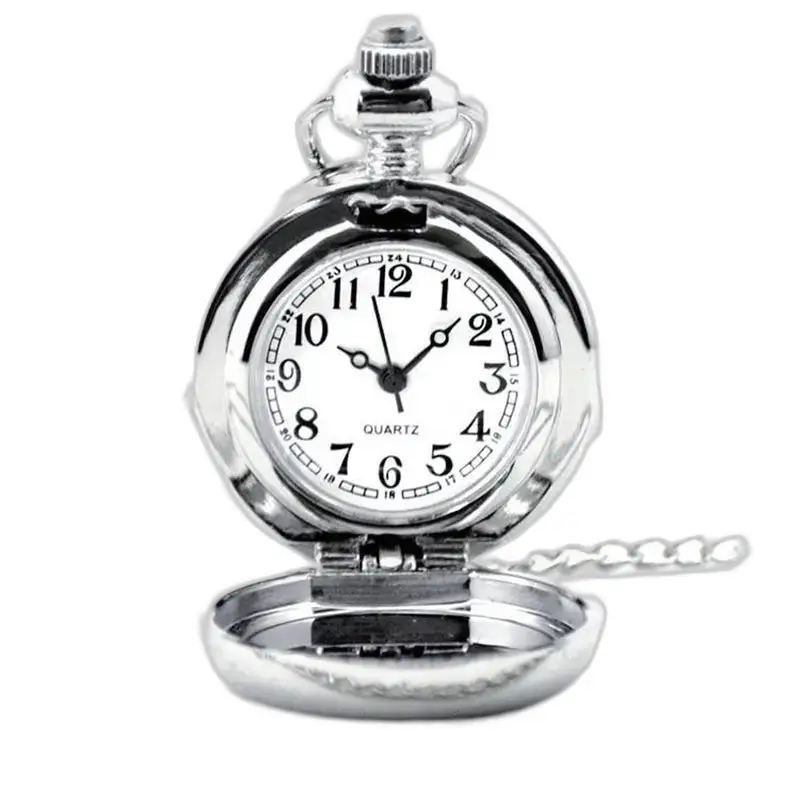Orologio Collana Harmonie Colori eleganti con orologio da tasca in argento