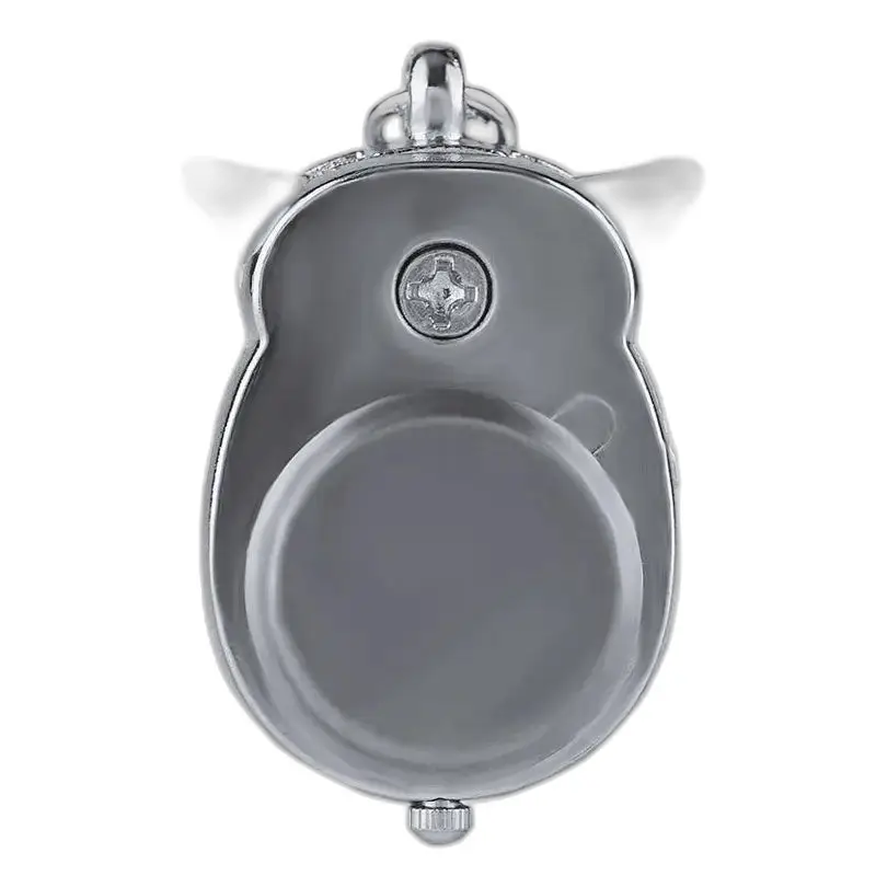 Orologio da donna con collana vintage a forma di gufo in argento bronzato con design a forma di gufo in argento