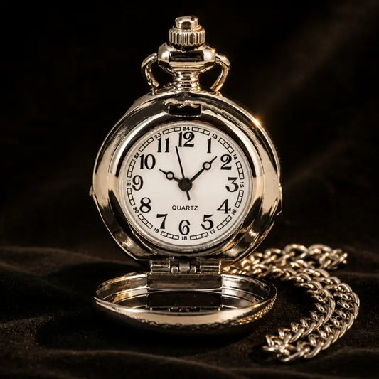 Collana con orologio da tasca al quarzo per donna e uomo - Univers Gousset