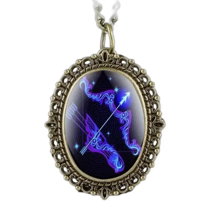 Collana Oroscopo in Bronzo con Pendente Sagittario della Collana Orologio