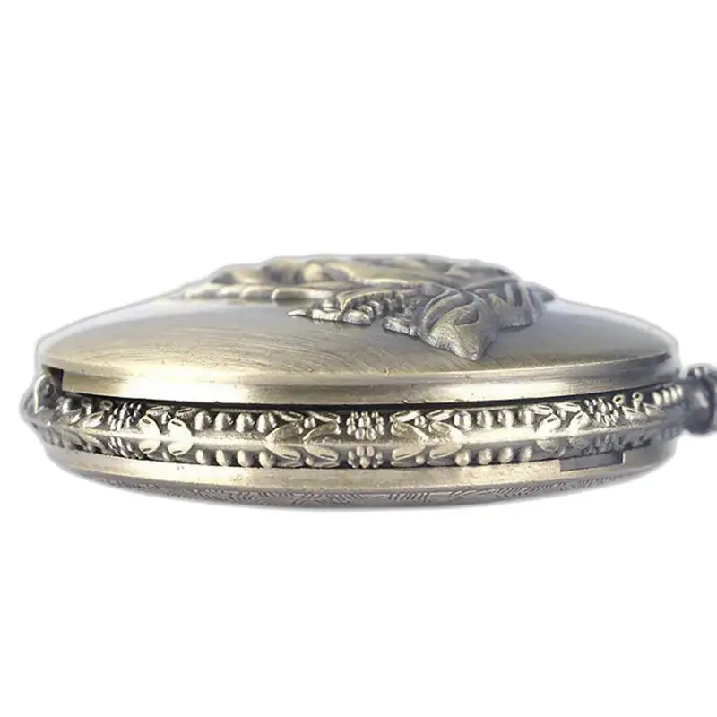 Orologio con collana di lupi orologio in bronzo decorato ispirato a Games of Thrones