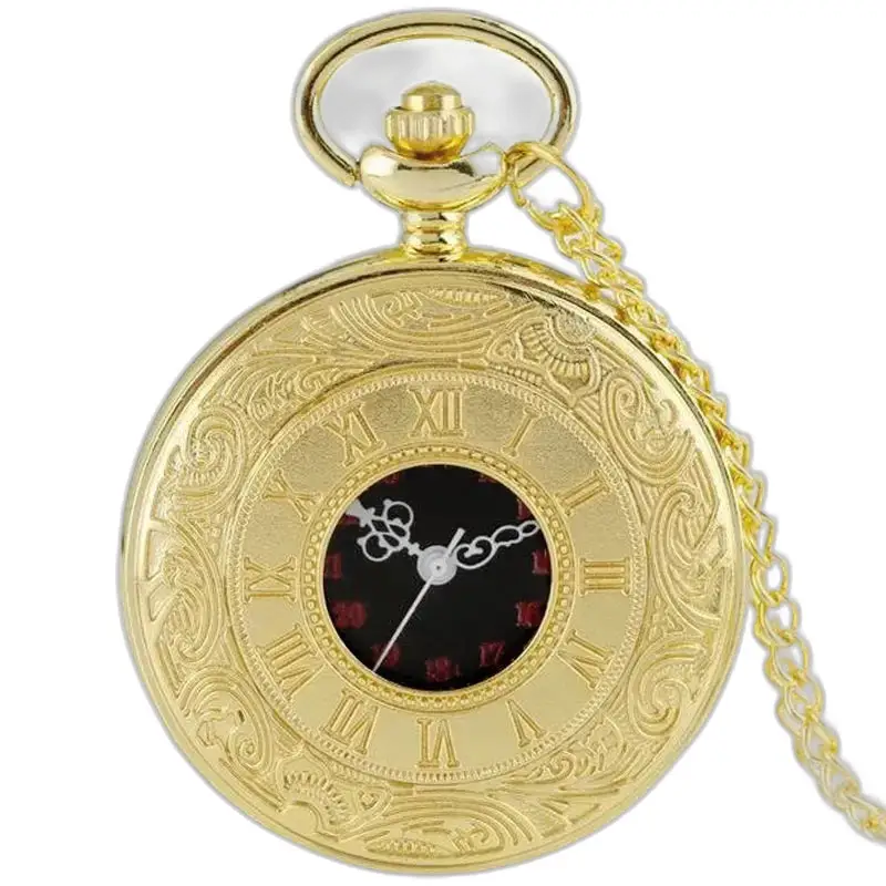 Collana meccanica con pendente per orologio stile oro argento nero con catena elegante