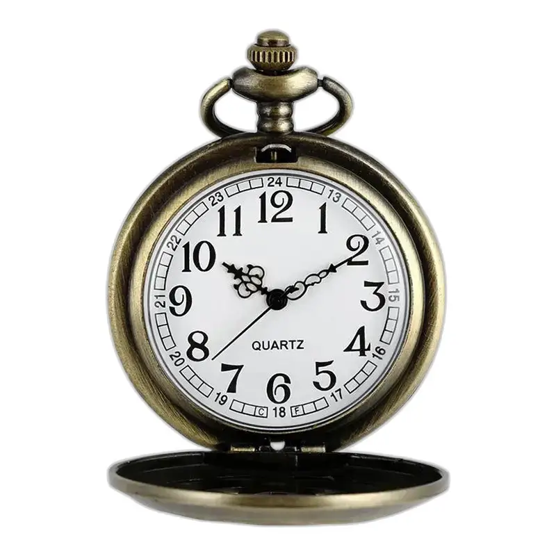 Orologio con collana in bronzo My Little Flower con orologio con collana in bronzo antico