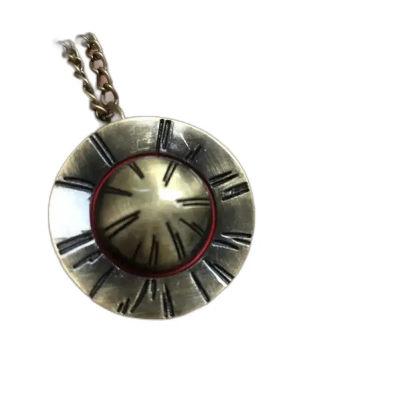 Ciondolo in bronzo con marcature romane per orologio Collana originale cappello in bronzo