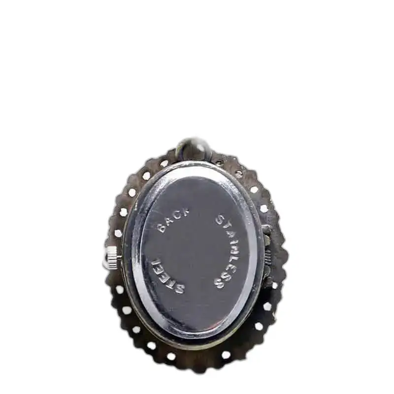 Retro decorato con un elegante orologio da collana pendente Madonna Woman